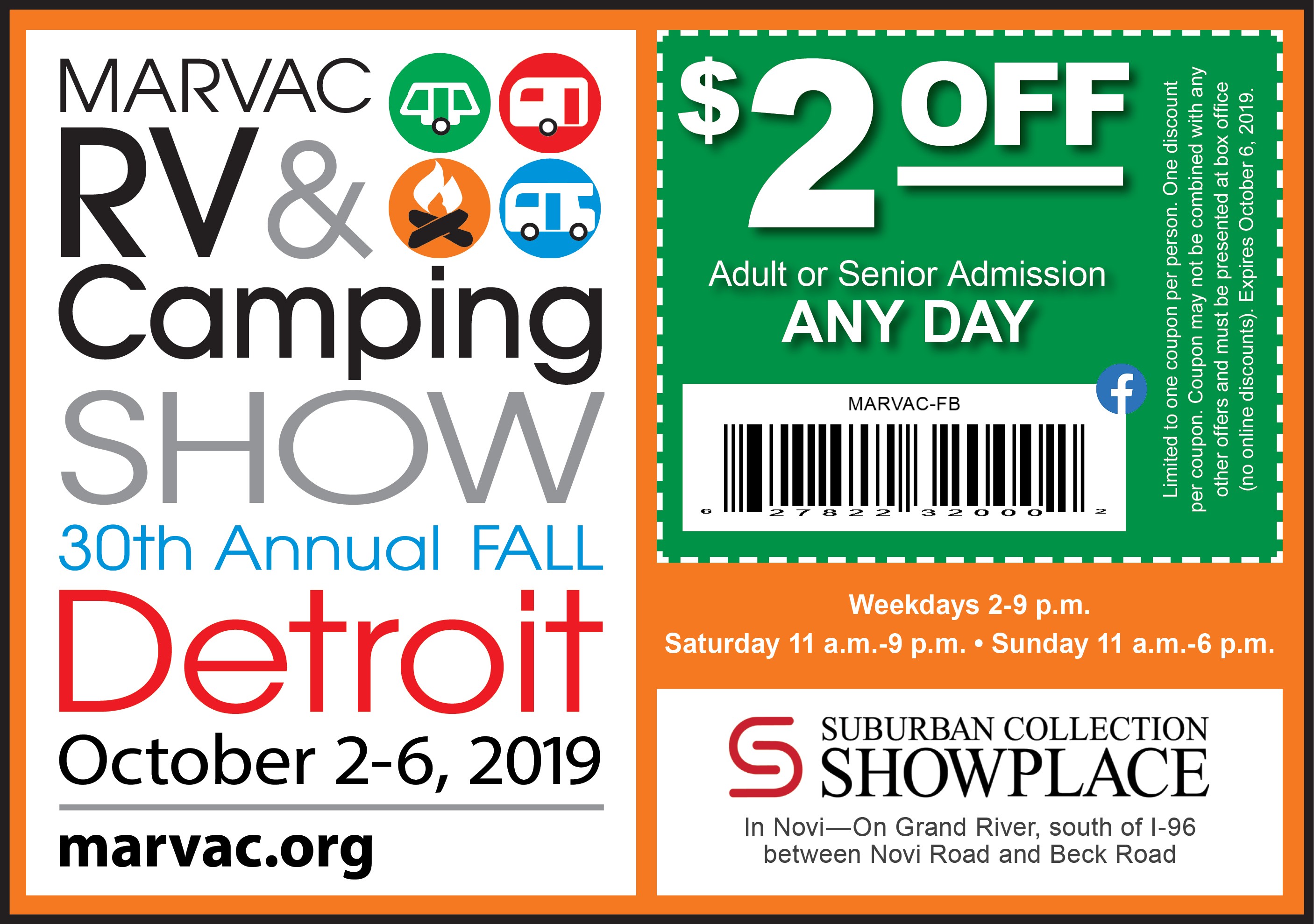 Fall Detroit RV & Camping Show