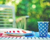 Memorial Day, Fourth of July picnic camping plates