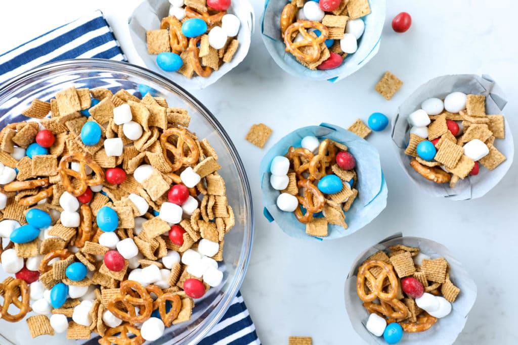 Patriotic Trail Mix – Courtesy of All Things Mamma