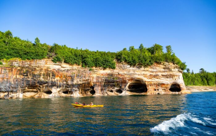 Kayaking on Lake Superior