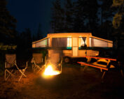 Traditional pop-up camper (tent trailer)