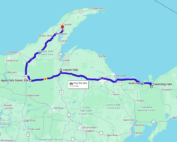Driving Tour Upper Peninsula Waterfalls